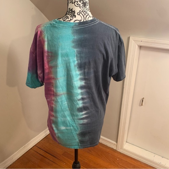 Wu-Tang Forever Tie Dye Short Sleeve Hip Hop Band T Shirt Mens Size M Medium - Picture 2 of 7